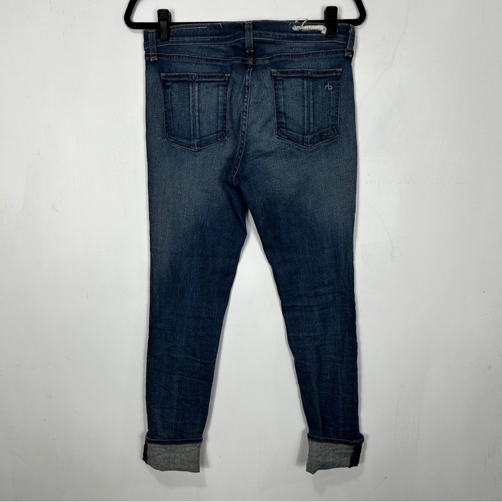 Rag & Bone Mid Rise Blue Skinny Jeans H8 - Picture 4 of 9